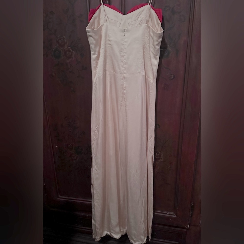 FARM Rio Rose-Shaped Bodice Cream Sleeveless Maxi Dress - Picture 6 of 6